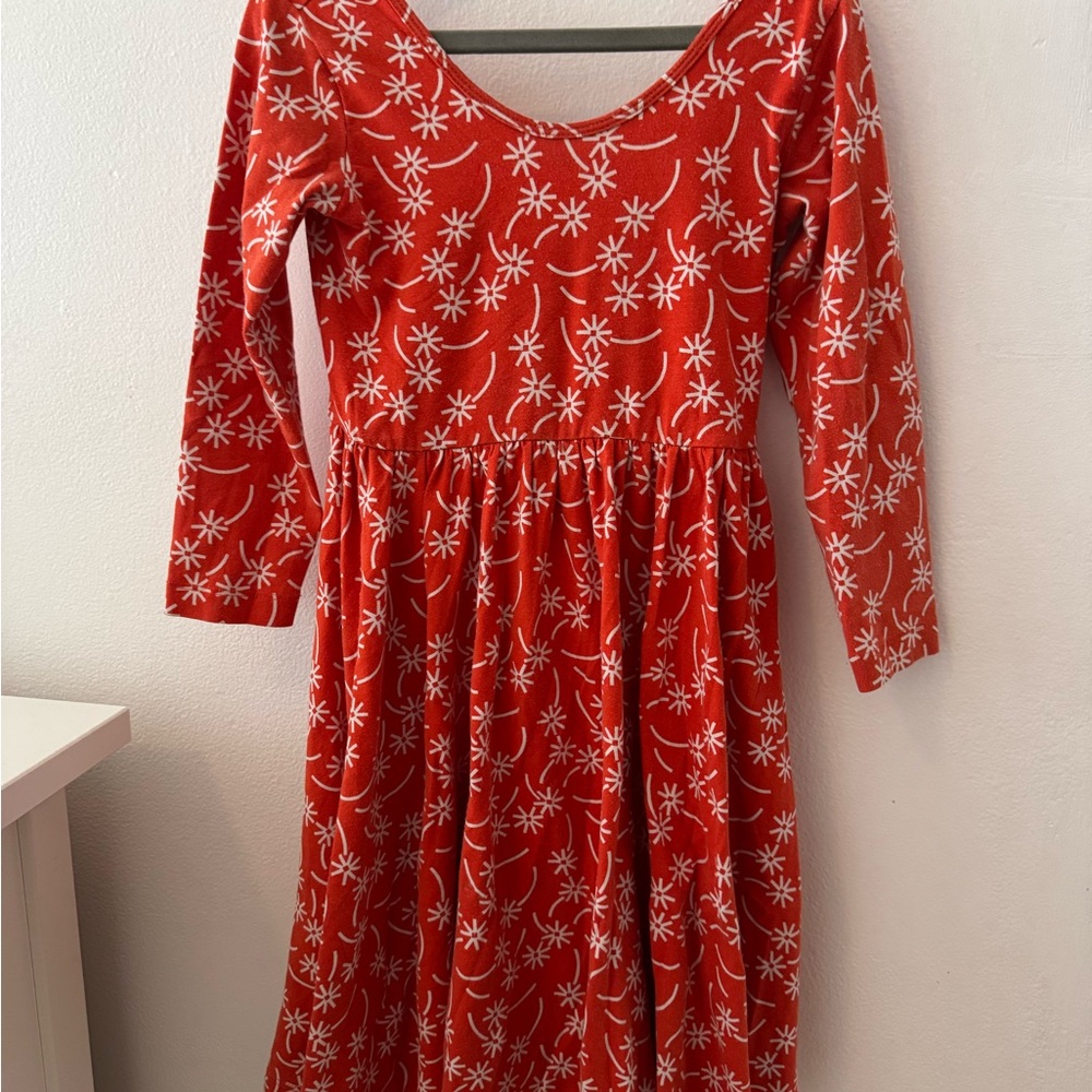 Dark orange ballet dress long sleeves - Alice + Ames size 6